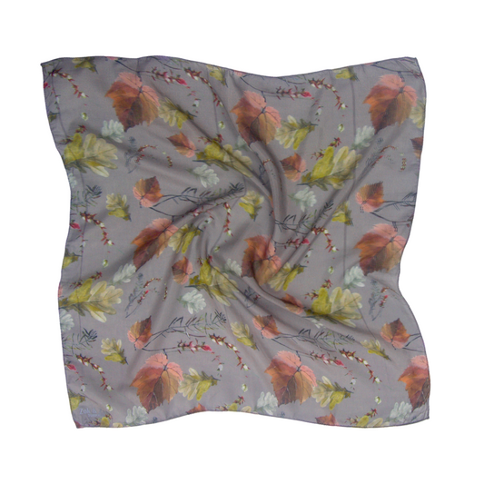 Grey base green leaves